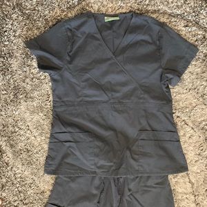 Grey Klikfits scrubs small size (set)